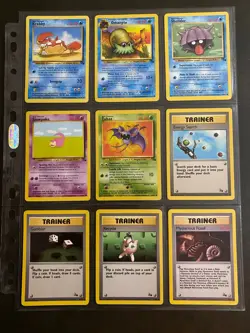 Team Rocket - Fossil - Jungle and Base Set Pokemon Cards Bundle No Duplicates - Image 5