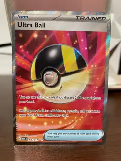 Pokemon TCG Ultra Ball 264/217 Ultra Rare Trainer Card Ascended Heroes NM - Image 1