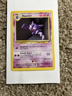 Pokemon TCG Haunter Base Set 29/102 Regular Unlimited Uncommon - Image 1