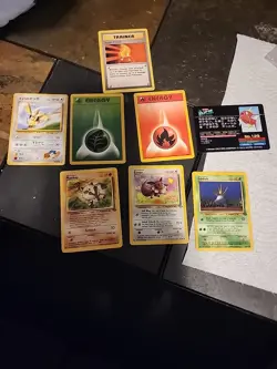 Rare 7 Card Lot, 1st Edition Super Potion Trainer Pokemon Cards 117/130 - Image 1