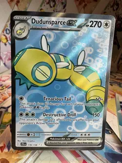 Dudunsparce ex 178/159 - Full Art Ultra Rare Pokemon TCG: Journey Together Card - Image 1