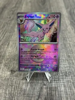 Espeon 033/131 Poke Ball Holo Prismatic Evolutions Pokemon TCG - Image 1