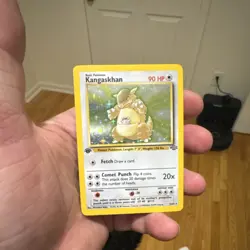 Pokemon Kangaskhan Jungle Holo Rare 1st Edition 90 HP 05/64 English Card - Image 1