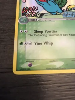 Ivysaur 34/100 EX Crystal Guardians Pokemon Card Reverse Holo Foil Rare LP - Image 3