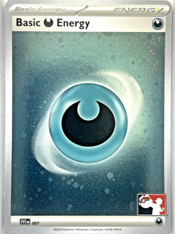 Basic Darkness Energy - Cosmos Holo w SWIRLS Pokemon Prize Pack Series Cards 007 - Image 1