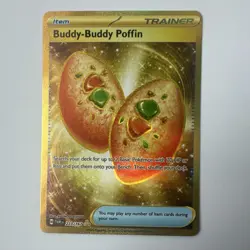 Pokemon TCG Buddy-Buddy Poffin Secret Rare Holo 223/167 Twilight Masquerade - Image 1
