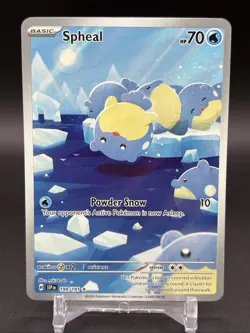 Pokemon Surging Sparks Spheal 199/191 Illustration Rare NM - Image 1