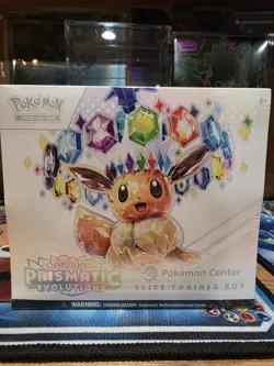 Pokemon Center Exclusive Prismatic Evolutions ETB Elite Trainer Box Sealed #2 - Image 1