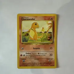 Pokemon Card Charmander Base Set Common 46/102 Near Mint - Image 1