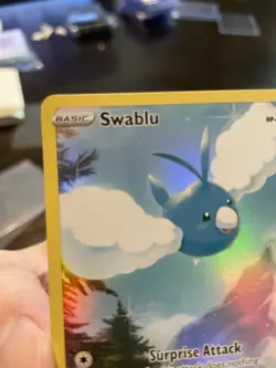 Pokemon Crown Zenith Galarian Gallery Swablu GG27/70 Full Art Holo, NM - Image 4