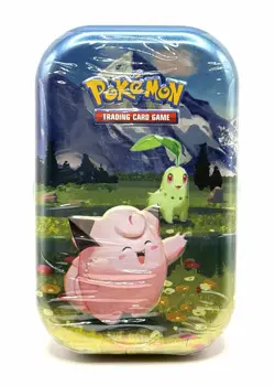 Pokemon Ascended Heroes Mini Tin - CLEFAIRY and CHIKORITA - Factory Sealed NEW - Image 1