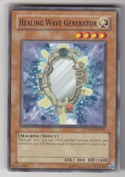 YU-GI-OH Healing Wave Generator Common englisch CSOC-EN001 Heilwellengenerator - Image 1