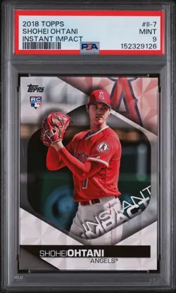 2018 Topps - Instant Impact Shohei Ohtani #II-7 (RC) PSA 9 Fresh Grade - Image 1