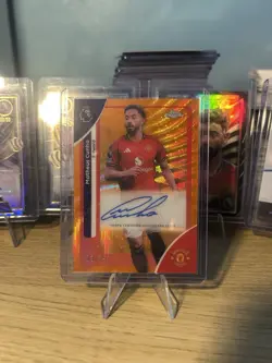 Matheus Cunha Wave Auto /25 Topps Chrome Premier League 2025/26 - Image 1