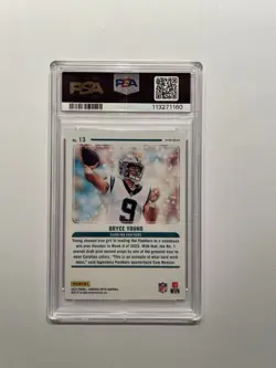 2023 Donruss Optic - Mythical - Bryce Young #13 (RC) ROOKIE - PSA 10 GEM MINT - Image 2