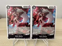 2 X One Piece Legacy of the Master Belo Betty OP12-090 NM - Image 1