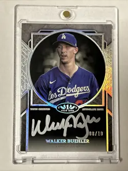2024 Topps Tier One - Walker Buehler Next Level Autographs /10 #NLA-WB - Image 1