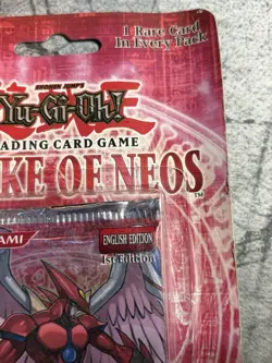 Strike of Neos 1st Edition Blister Booster Pack Upper Deck Yu-Gi-Oh - Image 3
