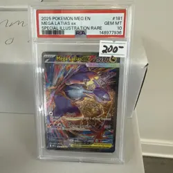 PSA 10 MEGA LATIAS EX 181/132 SPECIAL ILLUSTRATION RARE MEGA EVOLUTION POKEMON - Image 1