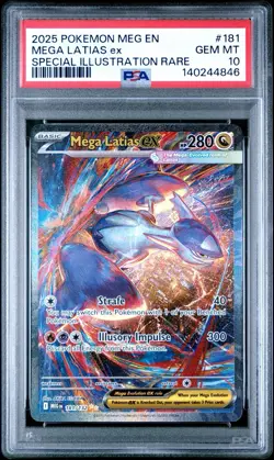 Pokemon Mega Latias ex Special Illustration Rare Holo 181/132 PSA 10 🔥 - Image 1