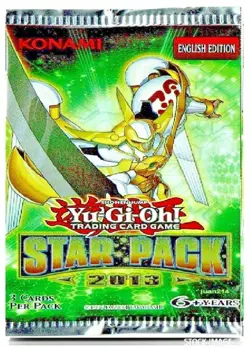2013 Konami Yu-Gi-Oh Star Pack Unlimited Edition 3 Card Booster Pack - Image 1