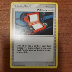 Pokemon Platinum Pokedex Handy910is 114/127 Uncommon Trainer Card LP - Image 1