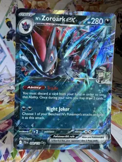 N's Zoroark ex 098/159 Sv09: Journey Together Holo 2025 Pokemon Card - Image 1