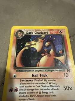 Dark Charizard 4/82 Team Rocket Holo Rare Pokemon Card TCG WOTC Vintage - Image 2