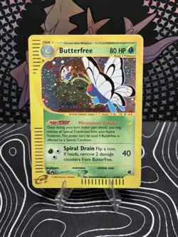 Pokemon TCG Butterfree 5/165 Expedition Holo 2002 - Image 1
