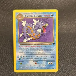 2000 POKEMON ROCKET 25/82 DUNKLES GARADOS GERMAN DEUTSCH - Image 1