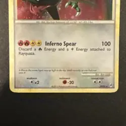 Rayquaza “Inferno Spear” Pokemon Card – HP 100 20/95 Legends - Image 3