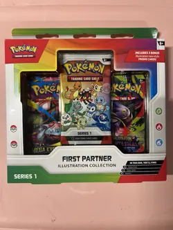 Pokemon First Partner Illustration Collection Series 1 Sealed Box - Image 1