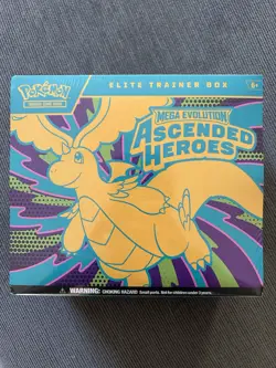 Pokemon TCG Mega Evolution Ascended Heroes Elite Trainer Box Dragonite Zekrom - Image 1