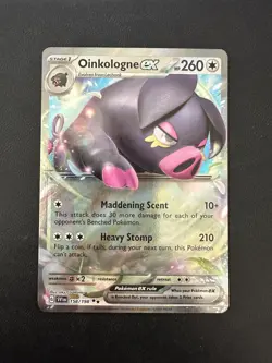 Oinkologne ex 158/198 Holo Double Rare Pokemon Scarlet Violet NM - Image 1