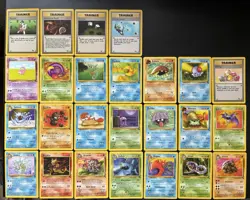 Vintage Fossil Pokemon Cards Bundle x 25 Good Condition 1999 WOTC - Image 2