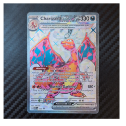 Pokemon TCG ex Holo Lot Charizard ex Mega Charizard X ex 2 Cards English - Image 1