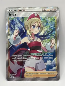 Irida 186/189 Pokemon TCG 2022 Ultra Rare Trainer Astral Radiance Near Mint - Image 1