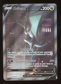 2021 Pokemon SWSH Evolving Skies Noivern V Ultra Rare #196/203 - Image 1