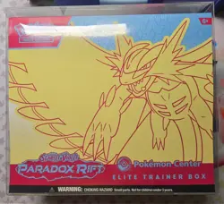 Paradox Rift Pokemon Center Elite Trainer Box Roaring Moon New And Sealed - Image 1
