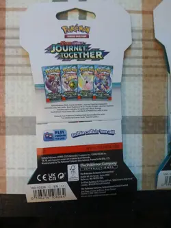 POKEMON 4 PACKS SCARLET & VIOLET JOURNEY TOGETHER TRADING CARD - Image 3