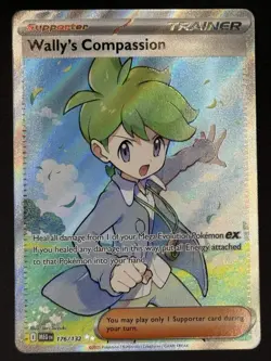 Wally's Compassion 176/132 Ultra Rare Mega Evolution Pokemon - Image 1