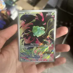 Pokemon TCG Card Bulbasaur 133/132 Mega Evolution Box Topper Stamped Promo - NM - Image 1