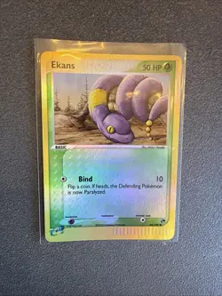 Pokemon Ekans 64/100 EX Sandstorm Reverse Holo Rare - Image 1