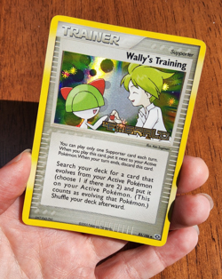 Pokemon TCG Wally's Training EX Emerald 85/106 holo Stamped 2005 LP - Image 3
