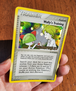 Pokemon TCG Wally's Training EX Emerald 85/106 holo Stamped 2005 LP - Image 4