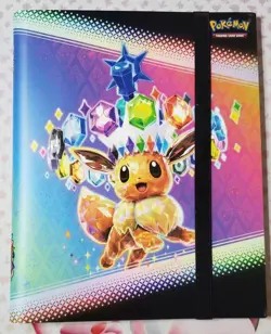 Pokemon Prismatic Evolutions Eevee Binder Collection BINDER ONLY - Image 1
