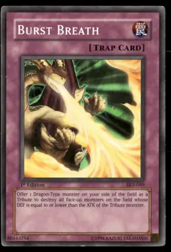 Burst Breath SKE-049 Starter Deck: Kaiba Evolution Yu-Gi-Oh 1st Edition LP - Image 1