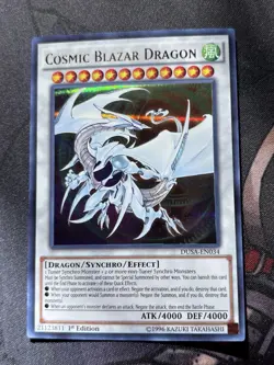 Cosmic Blazar Dragon DUSA-EN034 Duelist Saga 1st Edition - Image 1