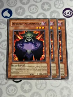 3x Infernity Necromancer - SOVR-EN008 - Common (NM) - Yugioh Playset - Image 1