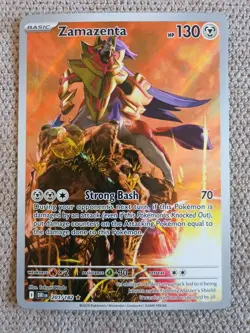 Zamazenta 201/182 - Destined Rivals Illustration Rare - Pokemon Tcg - Near Mint - Image 1